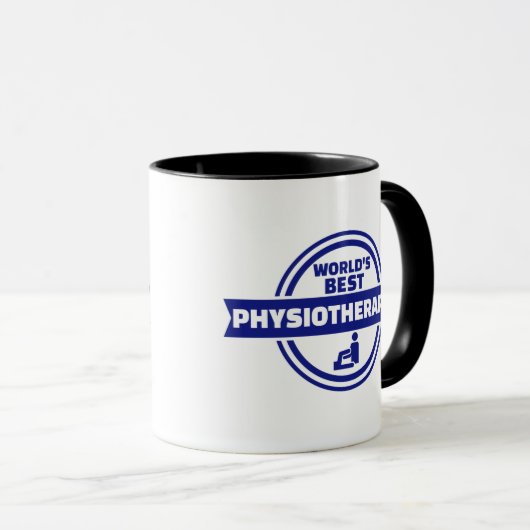 De beste fysiotherapeut ter wereld mok (Voorkant rechts)
