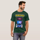De beste gaming pc's meisje retro t-shirt (Voorkant volledig)