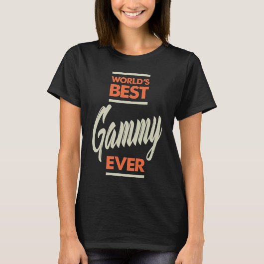 De beste gammaooit ter wereld t-shirt (Voorkant)