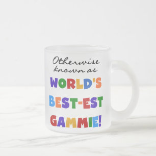 De beste gammie T-shirts en cadeautjes ter wereld Matglas Koffiemok