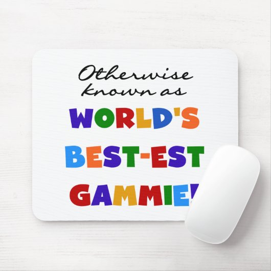 De beste gammie T-shirts en cadeautjes ter wereld Muismat (Met muis)