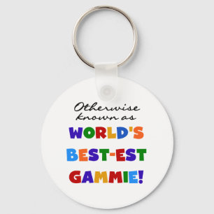 De beste gammie T-shirts en cadeautjes ter wereld Sleutelhanger