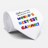 De beste gammie T-shirts en cadeautjes ter wereld Stropdas (Opgerold)