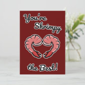 De beste garnaal ooit kaart (Staand voorkant)