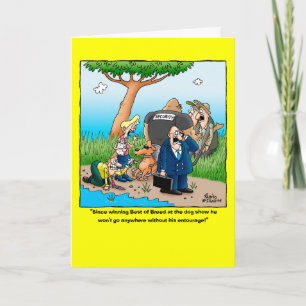 De beste geboortecaart van Breed Funny Kaart