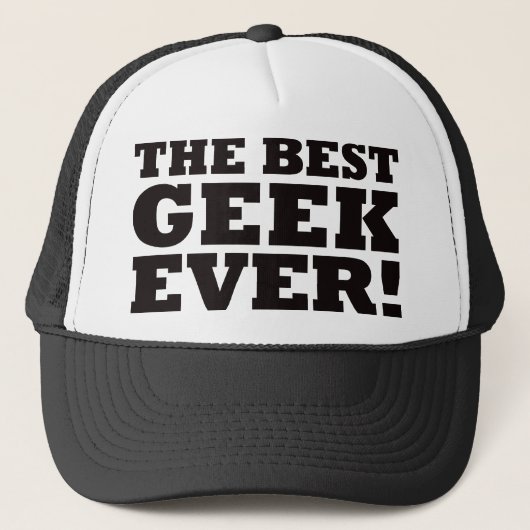 De beste geek ooit trucker pet (Voorkant)