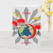 De Beste Gepersonaliseerde Slagwerker van werelden Kaart (Gele Bloem)