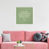 De Beste Gesprekken Canvas Afdruk (Insitu (Woonkamer))