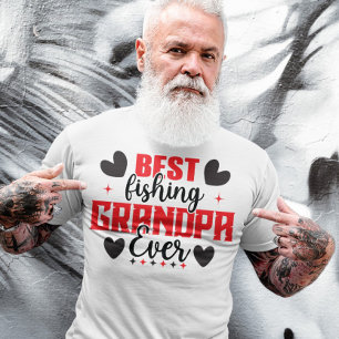 De beste Geviste opa op eersterangdag Vist Lover T-shirt
