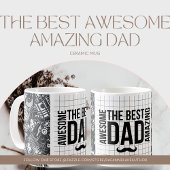 De beste Geweldige Amazing Dad keramische Mok