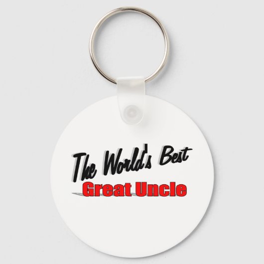 De beste geweldige oom ter wereld sleutelhanger (Voorkant)