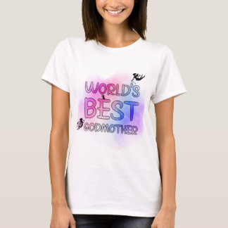 De beste godmoeder van de wereld t-shirt
