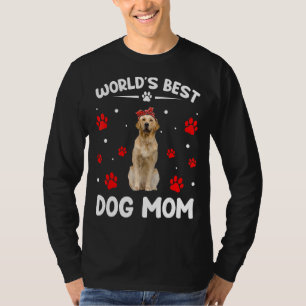 De beste Golden Retriever Dog mama Funny Moeder T-shirt