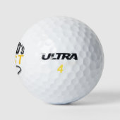 De beste golfbal van de wereld: Dad Vaderdag Golfballen (Logo)