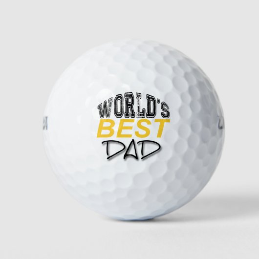 De beste golfbal van de wereld: Dad Vaderdag Golfballen (Voorkant)