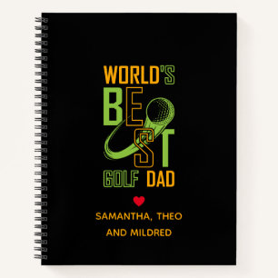 De beste Golfvader ter wereld   Papa Gifts Notitieboek
