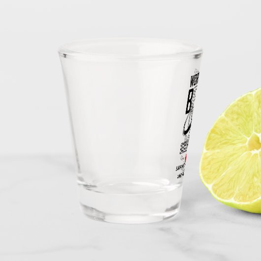 De beste Golfvader ter wereld | Witte pap Gifts Shot Glas (Links)