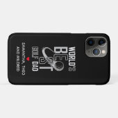 De beste Golfvader ter wereld | Zwarte en witte pa Case-Mate iPhone Case (Achterkant (horizontaal))