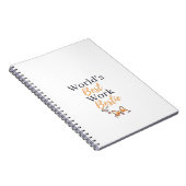 De beste grafisch medewerker ter wereld notitieboek (Rechterzijde)