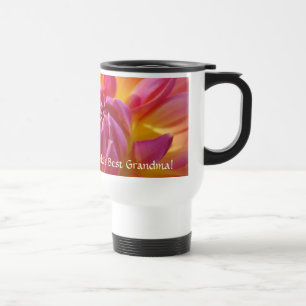 DE BESTE GRANDMA VAN DE WERELD! Gift Mok Dahlia Fl