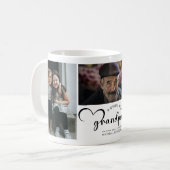 De beste GrandPa cadeau foto van de moderne wereld Koffiemok (Voorkant links)