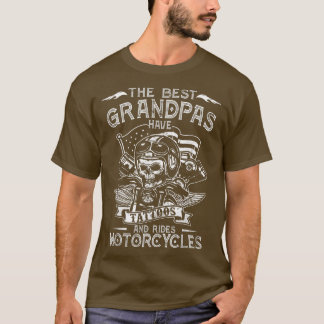 De beste Grandpa's hebben Tattoos en rijdende moto T-shirt
