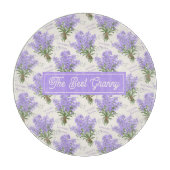 De beste Granny Lavender gepersonaliseerd glas Snijplank (Voorkant)