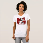 "De beste grauntie van de wereld" panda's T-shirt (Voorkant volledig)