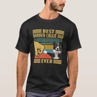 De beste grens Collie Pap ooit  vaderdag Ch T-shirt