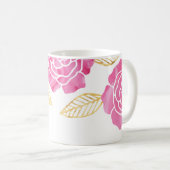 De beste grijze roze rozen ter wereld koffiemok (Voorkant rechts)