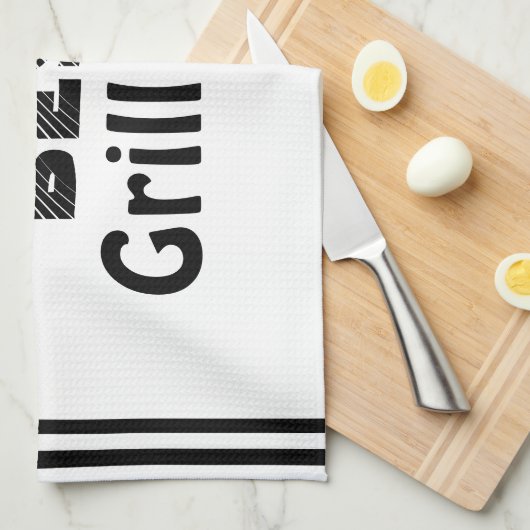 De beste Grill-man ter wereld Theedoek (Quarter Fold)