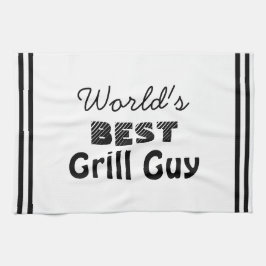 De beste Grill-man ter wereld Theedoek