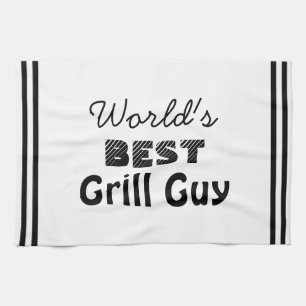 De beste Grill-man ter wereld Theedoek