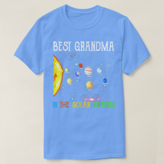 De beste grootmoeder in de familie van het zonnest t-shirt (Design voorkant)