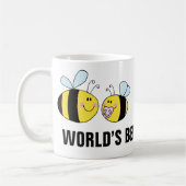 De beste grootmoeder ter wereld (bijen) koffiemok (Links)