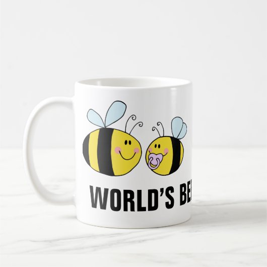 De beste grootmoeder ter wereld (bijen) koffiemok (Links)