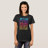 De beste grootmoeder ter wereld kleindochter t-shirt (Voorkant volledig)