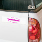 De beste grootmoeder ter wereld (roze) bumpersticker (Op Truck)