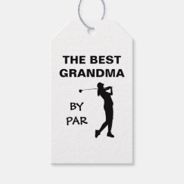 De beste grootmoeder van Par Golf Nana Golfer Pun  Cadeaulabel