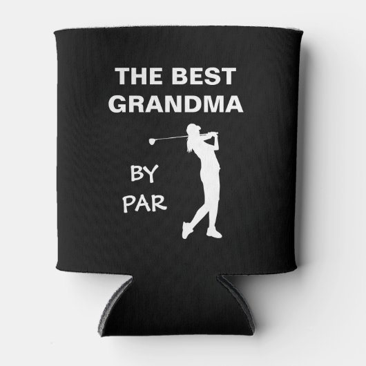 De beste grootmoeder van Par Golf Nana Gram Golfer Blikjeskoeler (Voorkant)