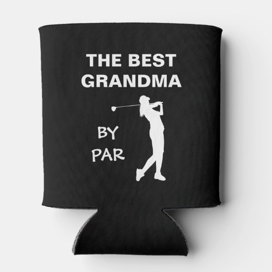 De beste grootmoeder van Par Golf Nana Gram Golfer Blikjeskoeler (Achterkant)
