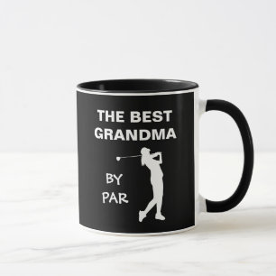 De beste grootmoeder van Par Golf Nana Gram Golfer Mok