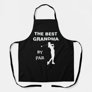 De beste grootmoeder van Par Golf Nana Gram Golfer Schort