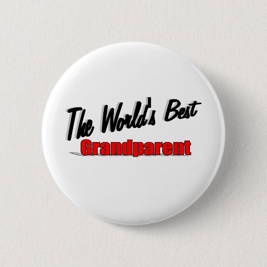 De beste grootouder ter wereld ronde button 5,7 cm (Voorkant)