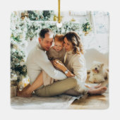 De beste grootouders ter wereld | Twee foto Keramisch Ornament (Achterkant)