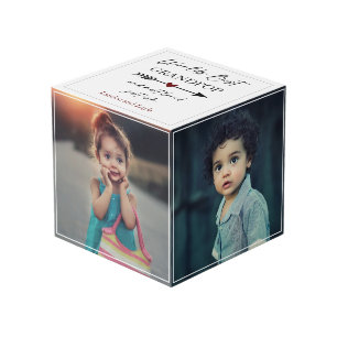 De beste Grootpop en meest geliefde foto-cadeaukub Kubus