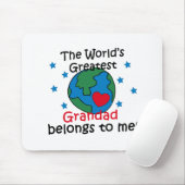 De beste grootvader behoort tot mij muismat (Met muis)