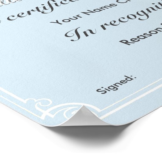 De beste grootvader ter wereld poster (Hoek)