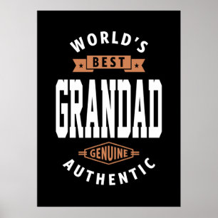 De beste grootvader ter wereld poster