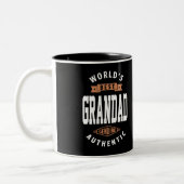 De beste grootvader ter wereld tweekleurige koffiemok (Links)